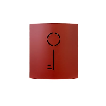 Qualarc Wall Mounted Key Keeper in Red WF-W7019RD